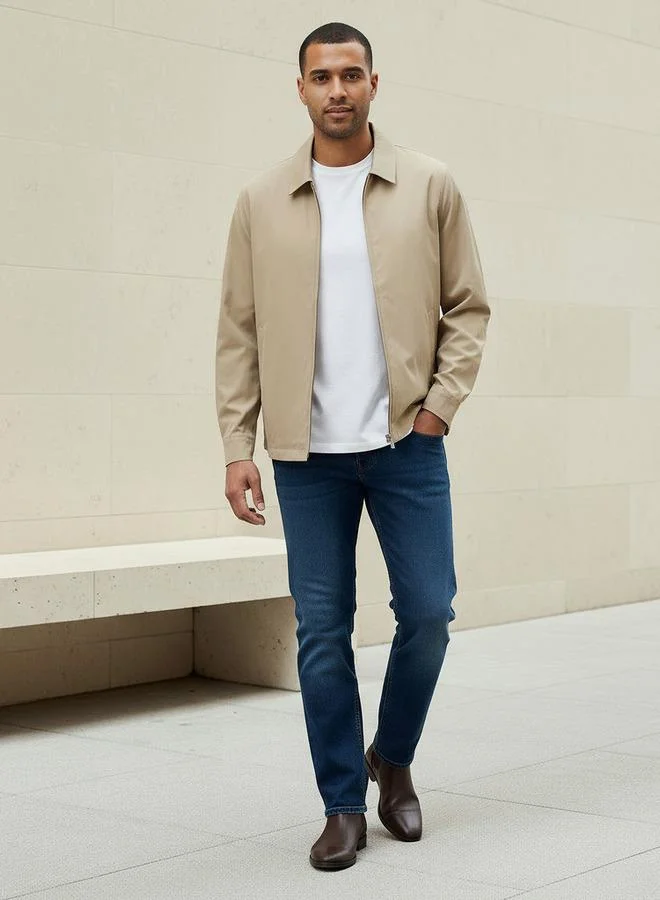 سبلاش فيڤ Men Regular Fit Collared Jacket