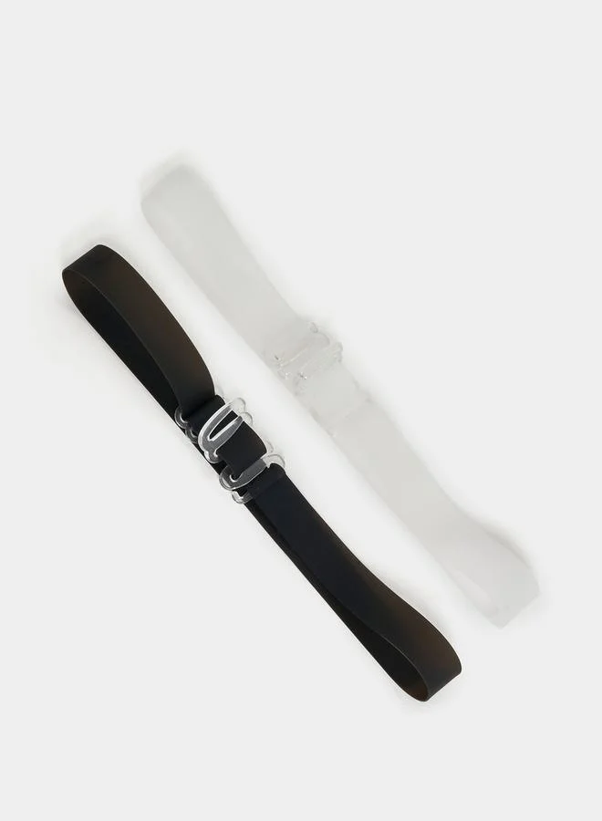 Styli Set of 2 - Transparent Bra Straps