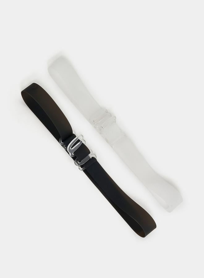 Styli Set of 2 - Transparent Bra Straps  - Image 3