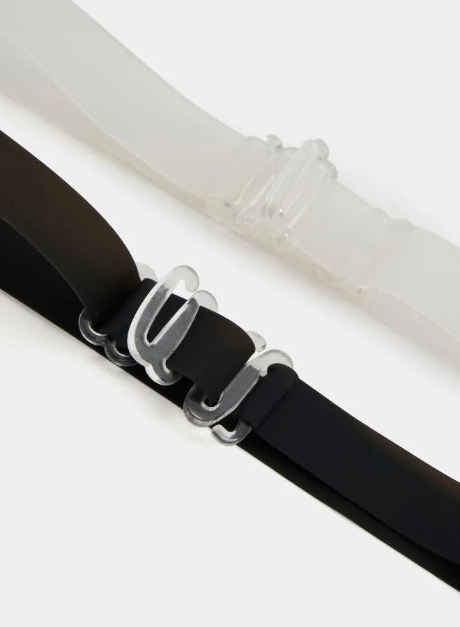 Styli Set of 2 - Transparent Bra Straps
