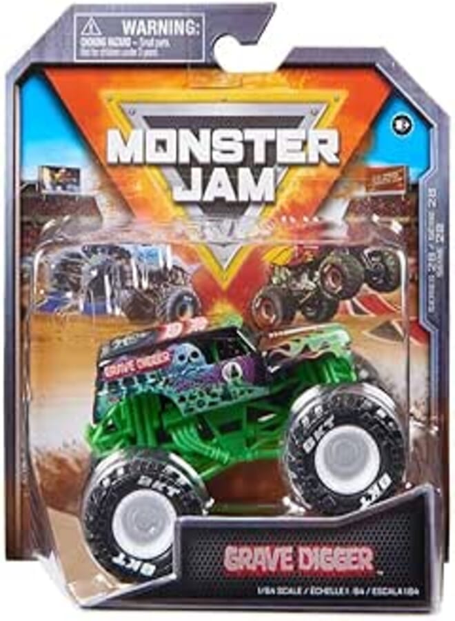 Monster Jam 2023 Spin Master 1:64 Diecast Truck Series 28 Legacy Trucks Grave Digger