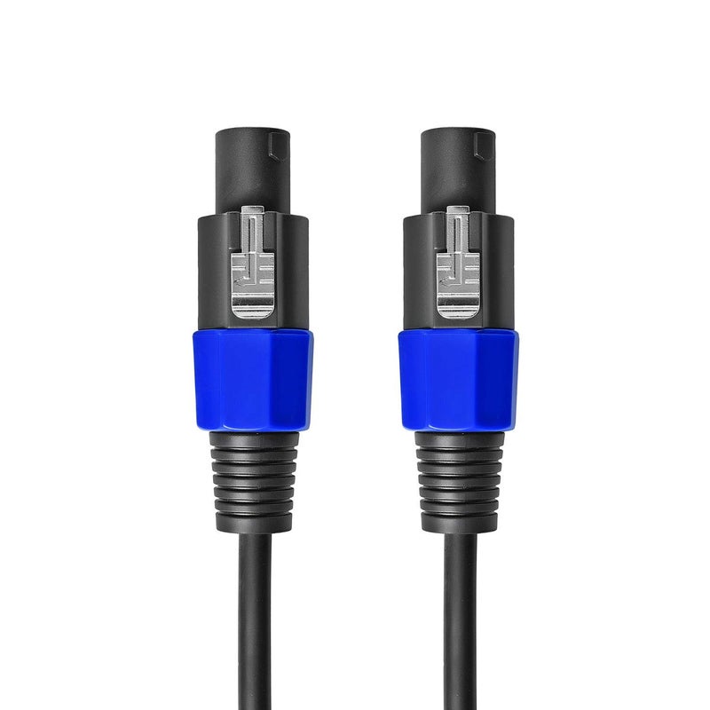 Yoico 2Pcs 50 Feet Professional Speakon to Speakon Cables Wire Speaker Audio Amplifier Cord 7mm with Twist Lock - Image 3