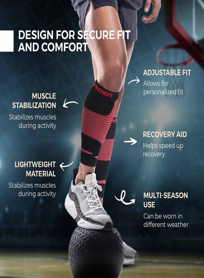 Sorgen Sports Compression Calf Sleeves - 20-30 mmHg for Optimal Support, Reduces Cramps, Stabilizes Muscles, Enhances Circulation & Recovery | For men and women | Ideal for Running, Cycling, Gym - Image 2