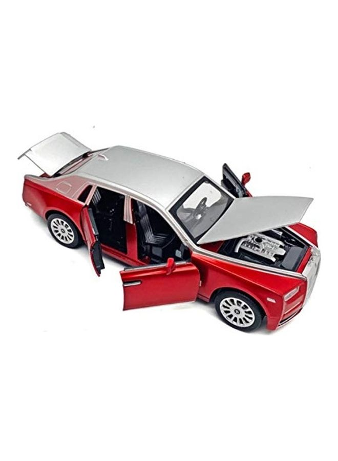 ماجيك واند سيارة رولزرويس بمقياس 1:32 تعمل بالسحب للخلف مع أبواب قابلة للفتح ومزودة بموسيقى وإضاءة. متعدد الألوان 5x9x5بوصة - Image 1