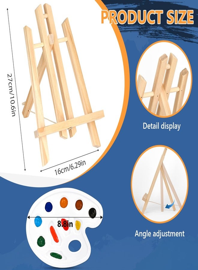 ACGASK ACKASK Painting Kits for Adults Kids,Acrylic Paint Canvas Easel Set,30 Pcs Drawing Painting Supplies Art Kit,12 Paints,10 Painting Brushes,Palettes Etc,Art Set Art Supplies for Kids Adults Artists - Image 4