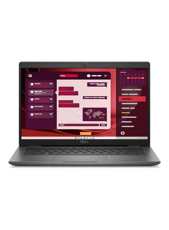 ديل Dell Latitude 3450, i7-1335U, 8GB DDR5, 512GB M.2 PCIe NVMe SSD, 14.0" FHD, Intel Iris Xe, Finger Print Reader, FHD Cam, MIC,WLAN + BT, US English Backlit Keyboard, 3 Cell, Ubuntu, 1 Year ProSupport Black - Image 1