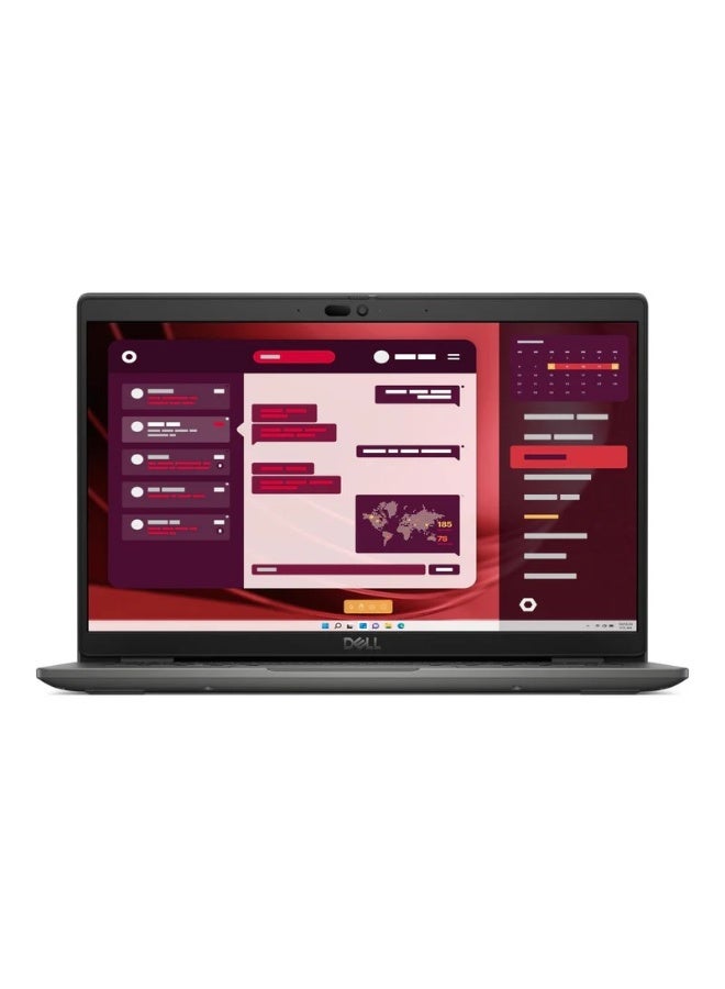 ديل Dell Latitude 3450, i7-1335U, 8GB DDR5, 512GB M.2 PCIe NVMe SSD, 14.0" FHD, Intel Iris Xe, Finger Print Reader, FHD Cam, MIC,WLAN + BT, US English Backlit Keyboard, 3 Cell, Ubuntu, 1 Year ProSupport Black - Image 2