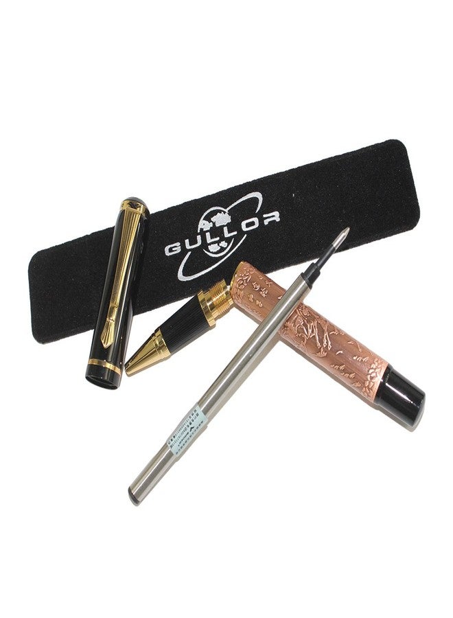 Gullor Chinese Roller Ball Pen with Gift Box - Red Copper - Image 5
