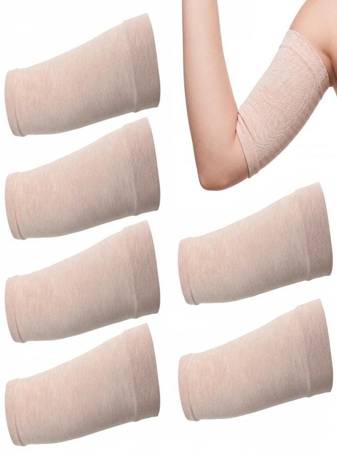فينساتين 6 قطع غطاء كمّ لخط PICC غطاء استحمام لخط PICC أكمام علوية أنيقة وجيدة التهوية للنساء والرجال (بيج، كبير) - Image 1