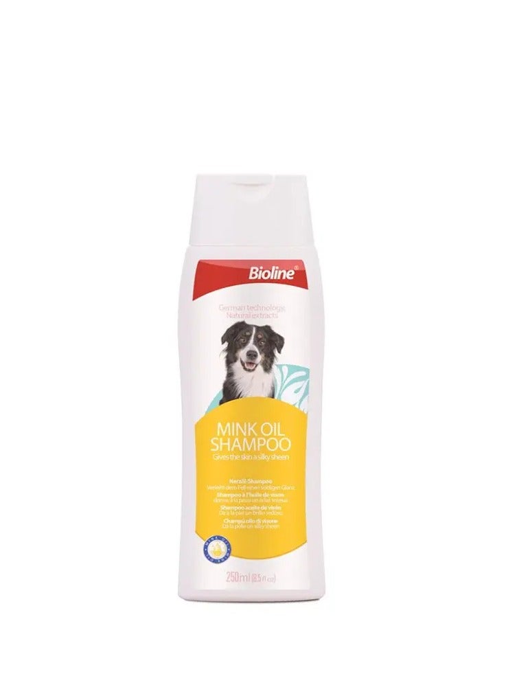 Bioline Mink Oil Dog Shampoo 250 ML - Image 1