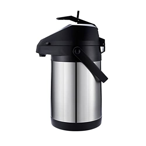 Delavala Airpot Coffee Dispenser (3L) with Pump, Cleaning Brush, and Table Tent Sign - Stainless Steel Insulated Carafe - 24 Hour Heat Retention - 36 Hour Cold Retention - Image 5
