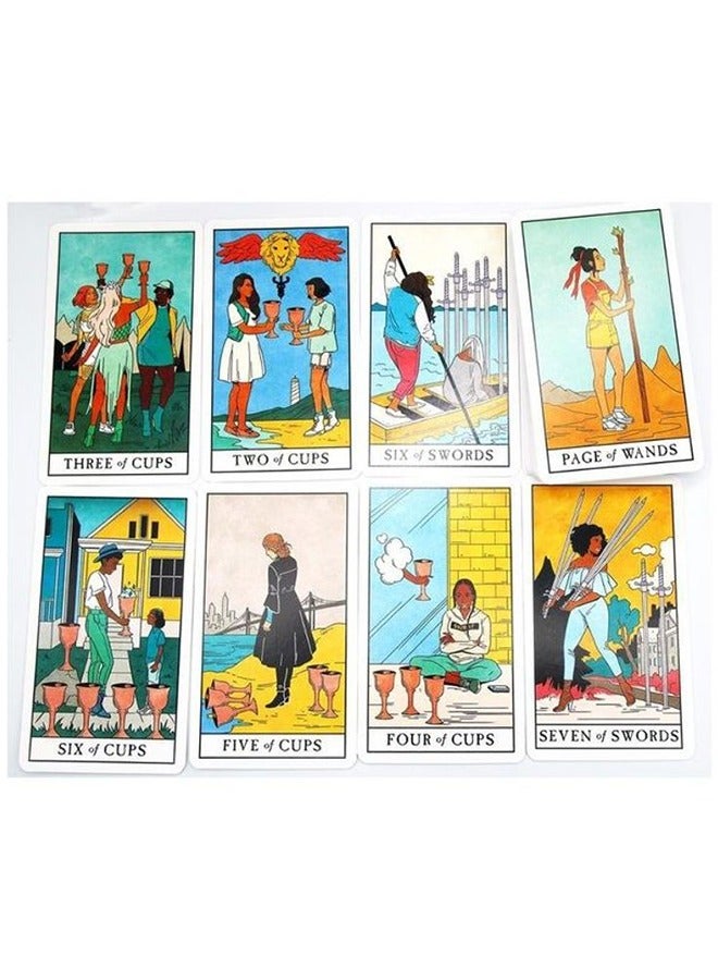 Modern Witch Deck Tarot Card - 78 Cards Mystical Divination  Set  Full English version with Guidebook,  Fortune Telling, Moon Magic Gift for Beginners & Professionals - Image 4