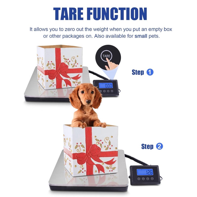 FUZION Shipping Scale for Packages Small Business - 440lb x 0.1lb Digital Postal Scale for Packages, Shipping Package Scale, Postage Scale, Postal Scale, Luggage Scale - Image 5
