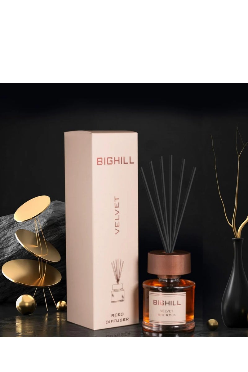 بيج هيل معطر جو حصري من بيج هيل مع عصا - مخملي 120 مل