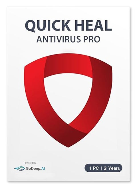Quick Heal Antivirus Pro for 1 Device 3 Years | Windows | Digital Subscription