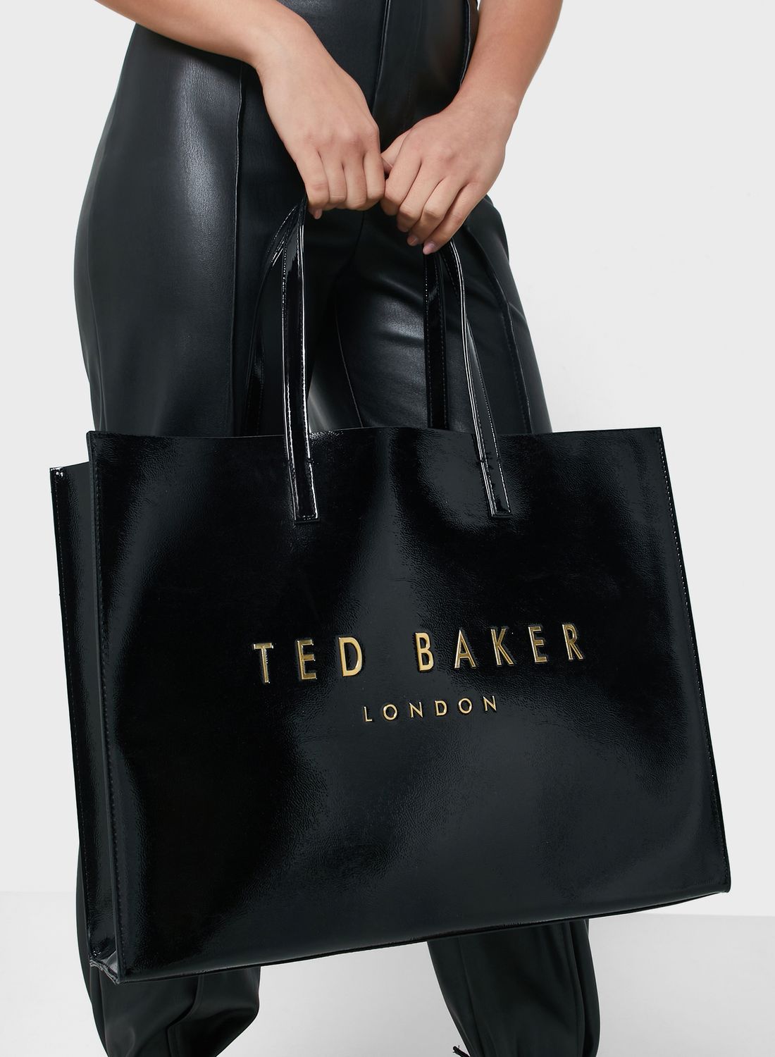 Ted Baker Crikon Wide Crinkle Texture Icon Tote Bag for