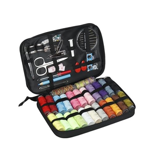 Gemsy 102 Pcs Premium Sewing Kit Box | Tailoring tools Combo with Accessories, Scissors, Thread, Needles, Measuring tape | Sui Dhaga Portable, stitching items box for Home, Ladies, Multipurpose, travel, DIY - Image 1