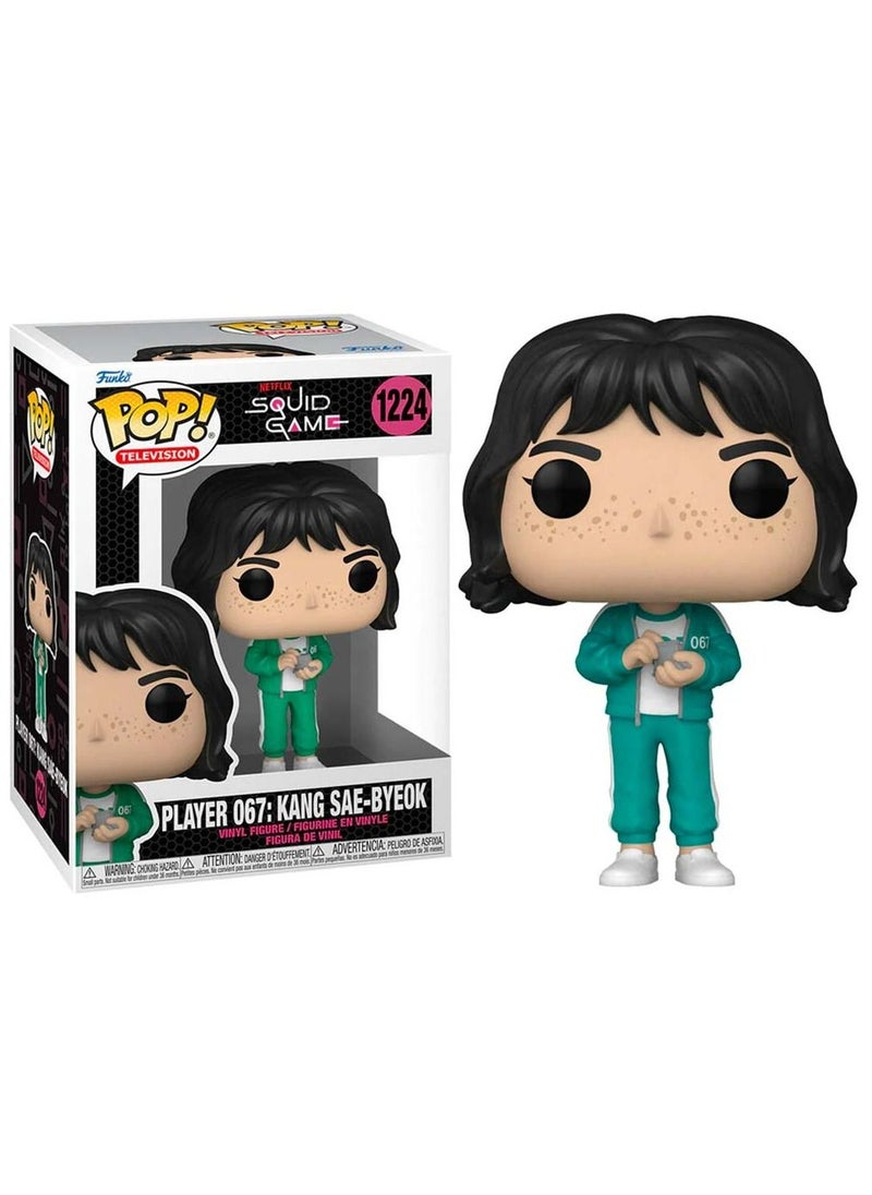 Funko Pop Tv: Squid Game- Player 067:Kang Sae-Byeok Multicolor  - Image 2