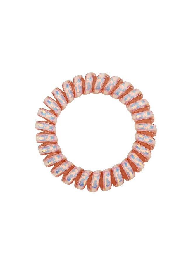 Hasoar Hair Ties, 12pcs Bachelorette Party Spiral Cord Hair Coils, Bridesmaid Gift for Bridal Wedding women Parties guests Decorations Favors gifts, Rose Gold - Image 2