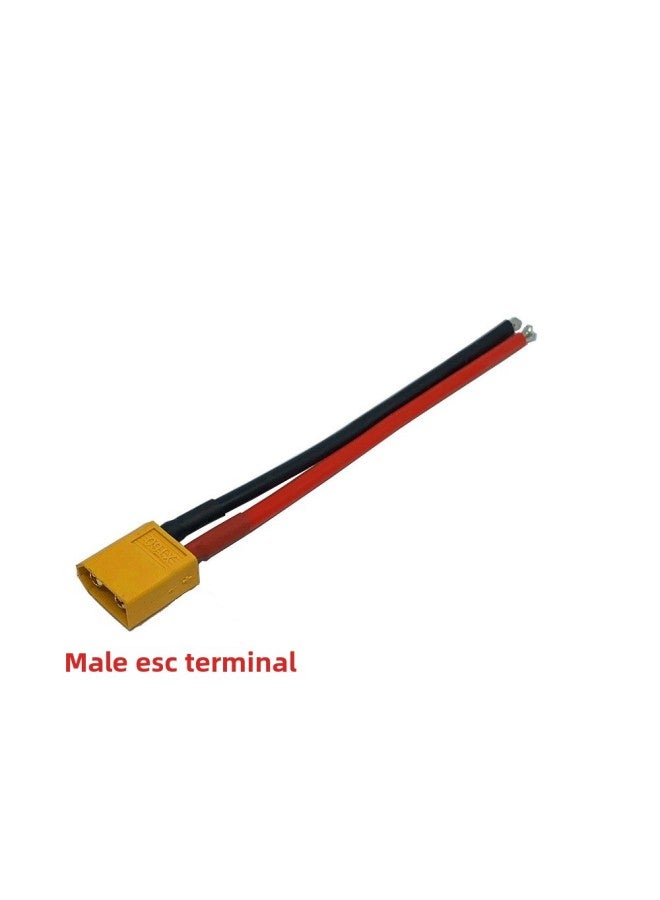 High Quality XT60 Plug Connection Line 14AWG Silicone Wire 100MM Patch Cord Model Battery Power Call-Colour:14awg Male End  - Image 4