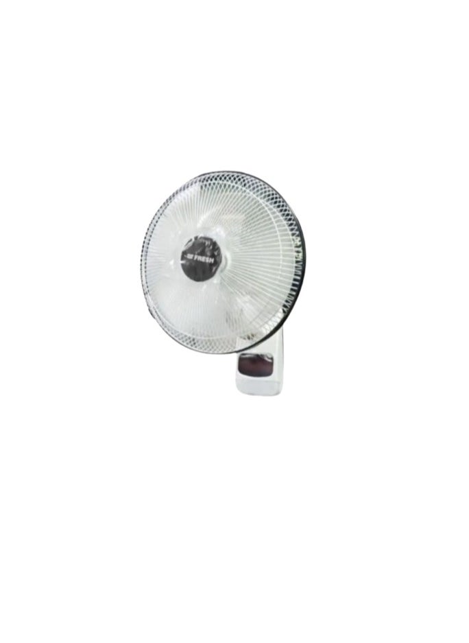 فريش مروحة حائط فريش، ١٦ بوصة، ٣ سرعات، إضاءة طوارئ LED - أبيض  - Image 1