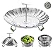 LCPUD Steamer Basket, Veggie Steamer Basket for Cooking Stainless Steel Folding Vegetable Steamer Insert with Extending - Image 2