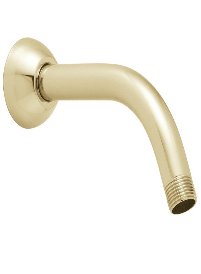 Speakman S-2500-PB Clean and Simple Shower Arm and Flange for Stylish Bathroom Dcor, Polished Brass, 7 inches - Image 1