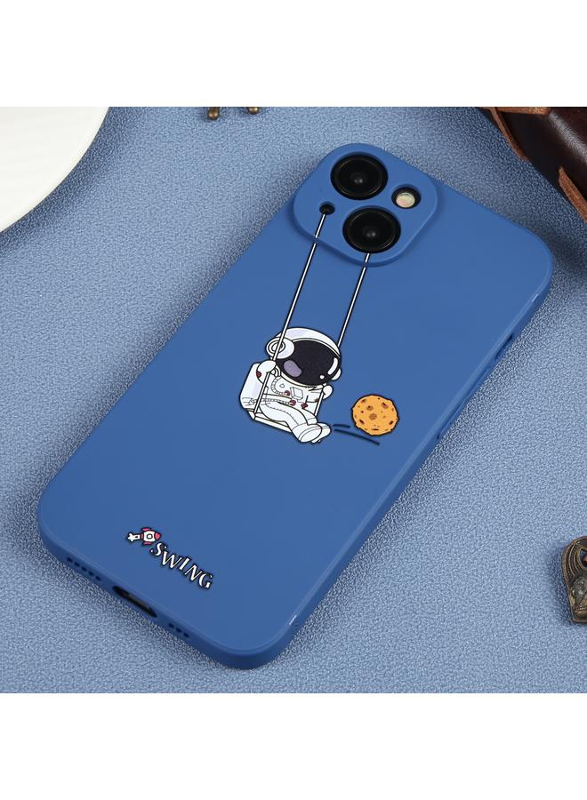S-TOP Case For iPhone 12 Astronaut Swinging Pattern TPU Phone Case - Image 2