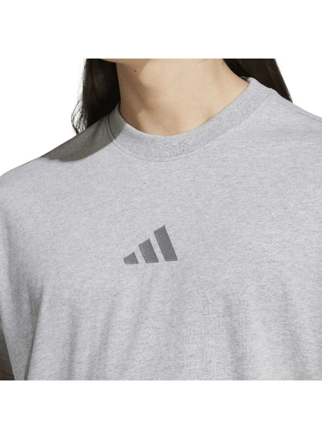 adidas تي شيرت تدريب رجالي M A Szn T رمادي مقاس XS