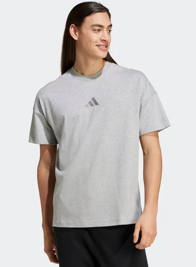 Adidas M A Szn T Grey Training T-Shirts For Men XS