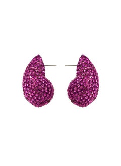 نيبمينينت E 2447 Chubby Full Diamond Stud Earrings Drop-type Comma Personality Light Luxury European And American Fashion 