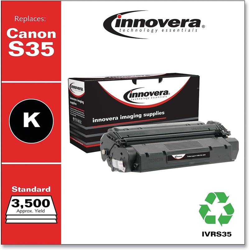 Innovera Remanufactured Toner CartridgeReplacement for 7833A001AA S35 Black - Image 2