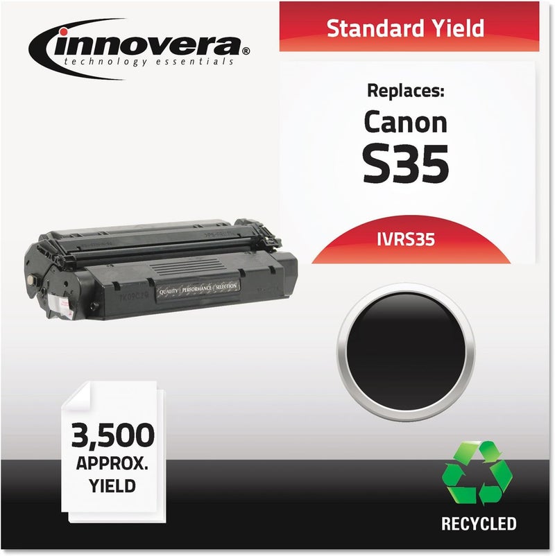Innovera Remanufactured Toner CartridgeReplacement for 7833A001AA S35 Black - Image 1