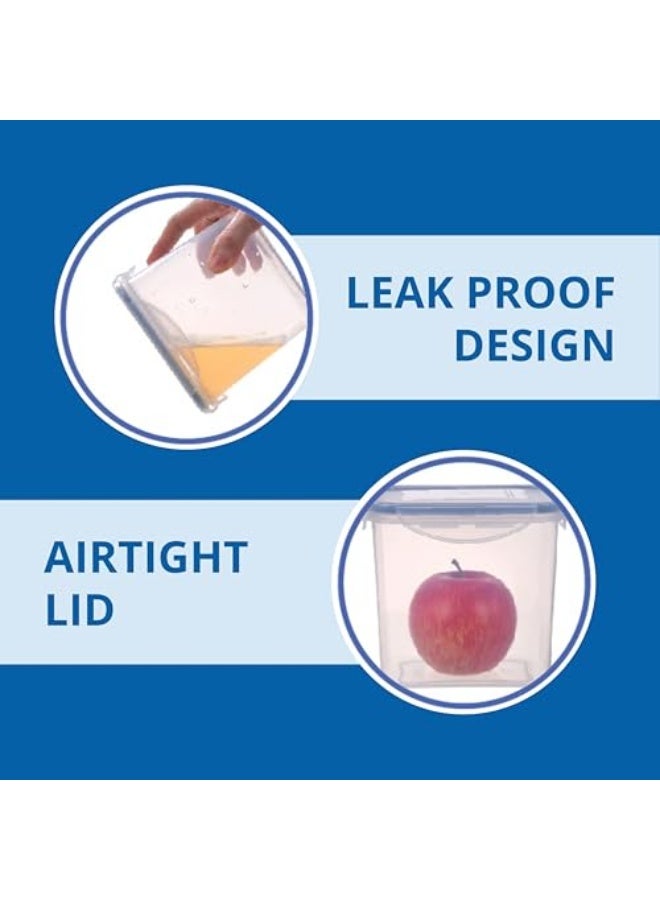 Westinghouse 2.4L Square Food Storage Box | Durable BPA-Free Plastic | Airtight Seal | Ideal for Large Food Portions - Image 4