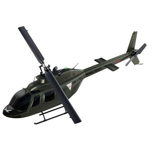 Carmanon Ultrahigh Simulated RC Helicopter 271 Scale Model Collectable Remote Control Helicopter with AutoHover for Adults Beginners Bell OH58 - Image 1