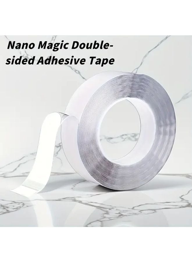 2 Rolls Nano Double Sided Adhesive Tape 3m Length 0 79 Inch Width Strong No Residue - Image 1