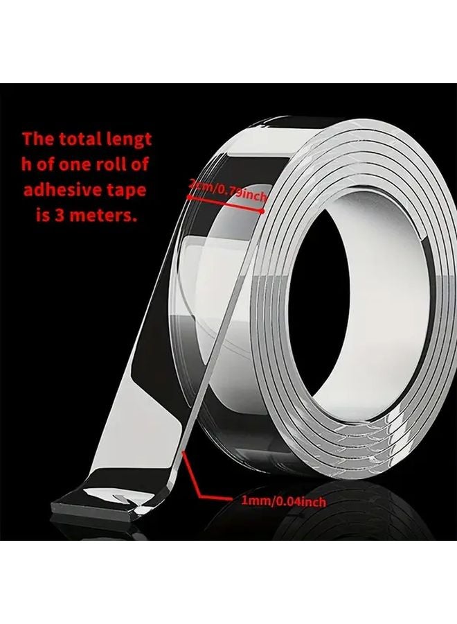 2 Rolls Nano Double Sided Adhesive Tape 3m Length 0 79 Inch Width Strong No Residue - Image 3