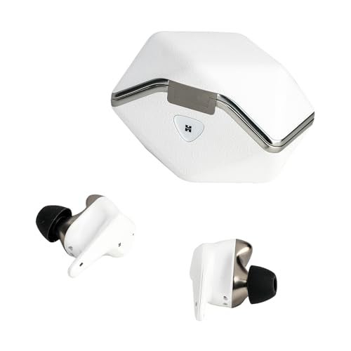 HIFIMAN SVANAR Wireless Jr Noise Cancelling Bluetooth in-Ear Hi-Fi Earphones with Amplifier Inside, Topology Diaphragm Driver, IPX5 Water/Sweat Resistant, White - Image 4
