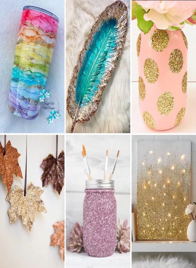 TORC Red Chunky Glitter 1 Pound 16 OZ Glitter for Resin Crafts Tumblers Cosmetic Makeup Nail Art Christmas - Image 5