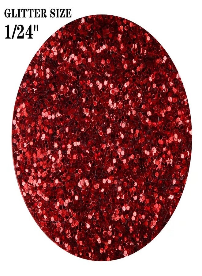 TORC Red Chunky Glitter 1 Pound 16 OZ Glitter for Resin Crafts Tumblers Cosmetic Makeup Nail Art Christmas - Image 2