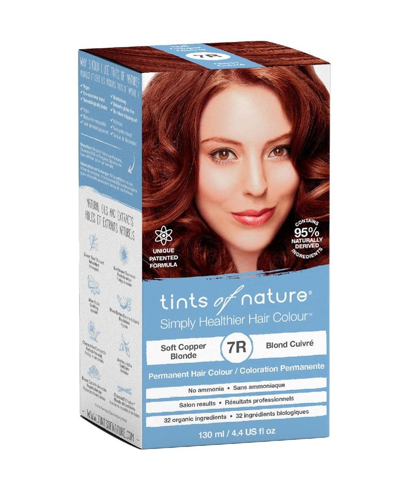 Tints of Nature 7R Soft Copper Blonde Permanent Hair Dye, Nourishes Hair and Covers Greys, Ammonia-Free, 4.4 fl oz - Image 2