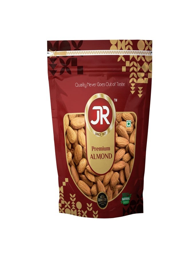 JR Whole EXTRA BOLD Almonds | Fresh & Crunchy Natural Almonds | Plant-Based Protein | Ideal for Snacking, Baking & Cooking | Superfood | Fresh Dryfruit - 250g - Image 1
