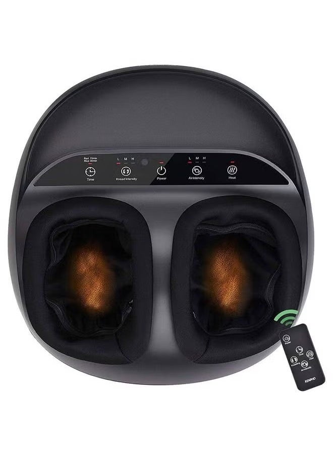 RENPHO - Foot Massager Machine With Heat - Black - Image 1