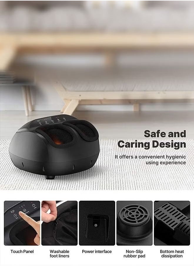 RENPHO - Foot Massager Machine With Heat - Black - Image 1