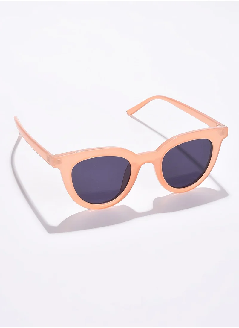 Haute Sauce Black Lens Pink Cateye Sunglasses