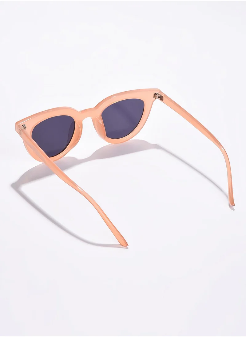 Haute Sauce Black Lens Pink Cateye Sunglasses