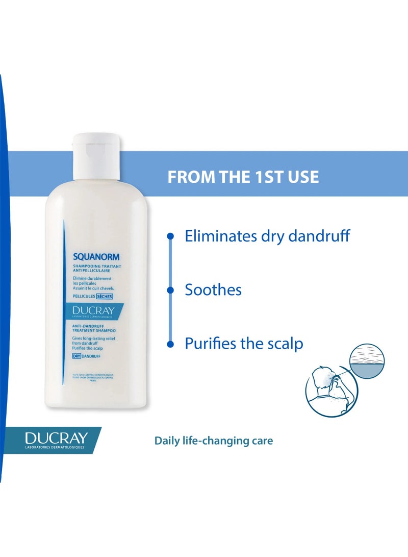 Ducray Squanorm Anti-Dandruff Shampoo 200 ml - Image 5