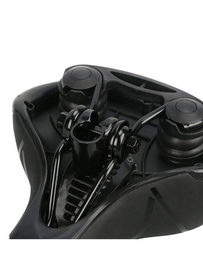 Spartan Bicycle Saddle – Black, Sp-9034, Comfortable & Durable Seat For Mountain & Commuter Bikes - Image 2