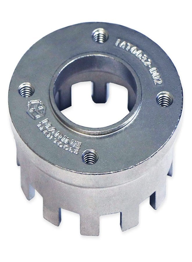 M Marine Tech Tools مفتاح ربط حلقات التثبيت من مارين تك تولز ياماها، قطر خارجي 87 مم، 12 سنًا، ملحق بمقبض المفتاح (AMT0031)، يناسب حلقات التثبيت من ياماها، يزيل حوامل المحامل. - Image 1
