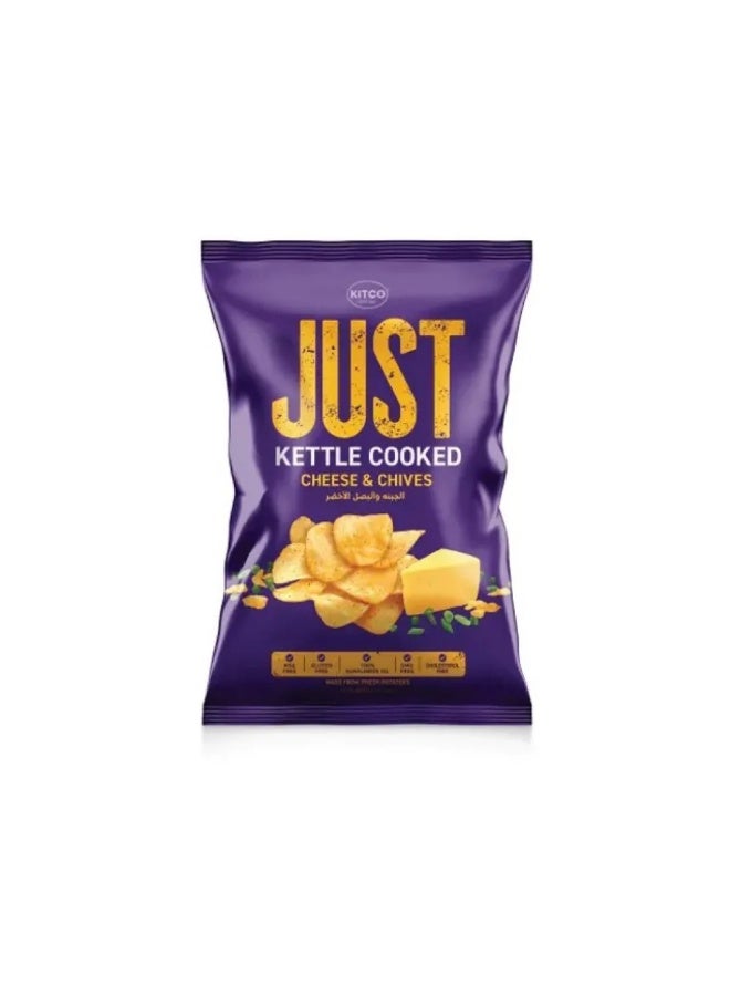 Kitco Just Kettle Cooked Cheese & Chives Chips - 125g